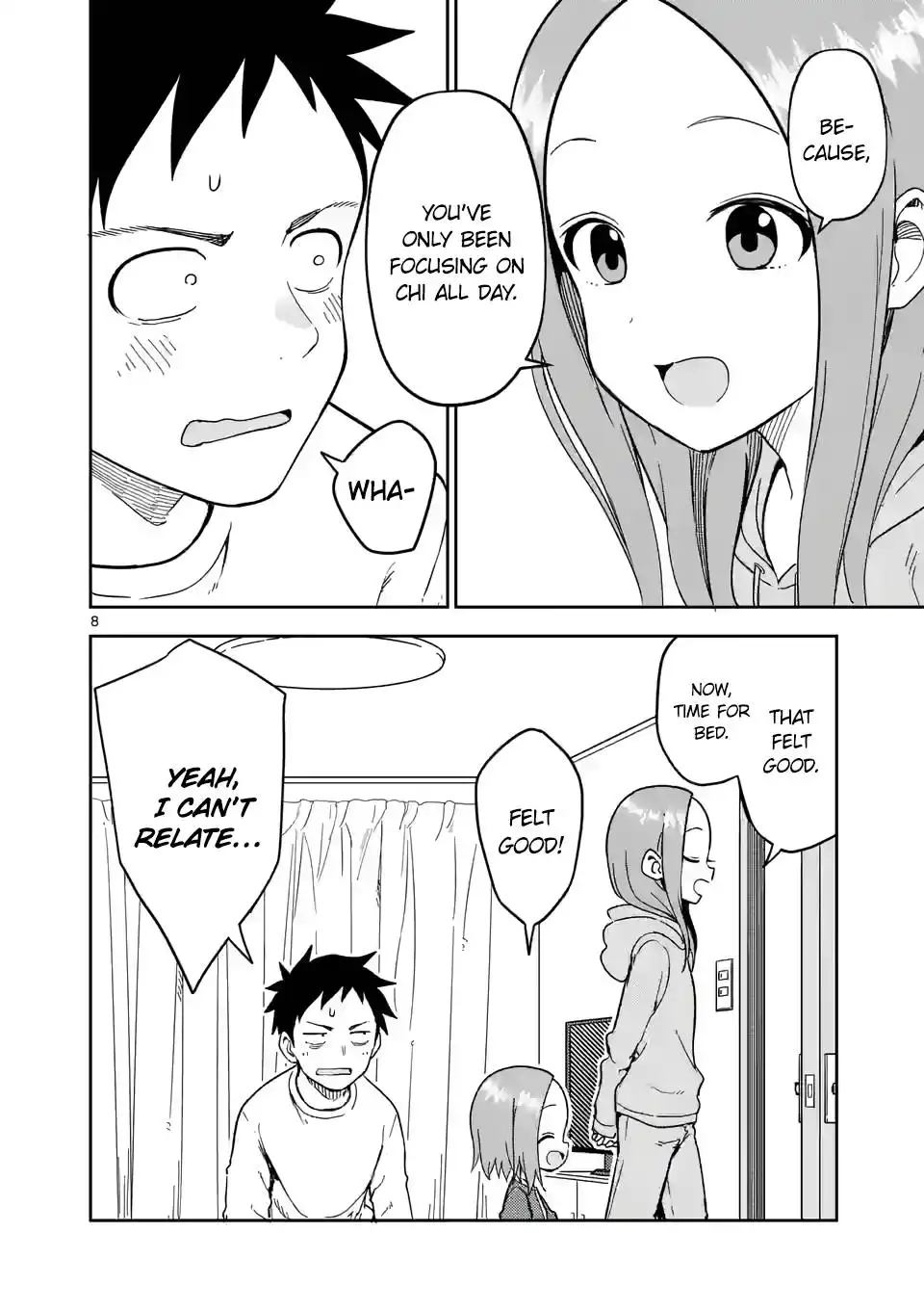 Karakai Jouzu no (Moto) Takagi-san Chapter 220 8